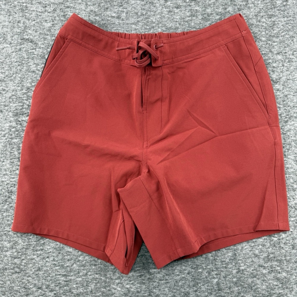 Ten Thousand Foundation Short TTSH003V5 Mens Medium Brick New Zip 7 Inch Shorts